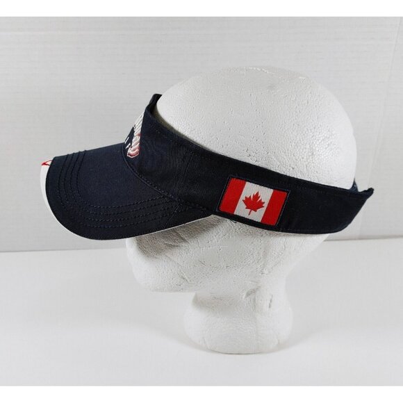 Callaway Golf Hat Sun Visor Blue Hook & Loop Adjustable - Picture 2 of 5